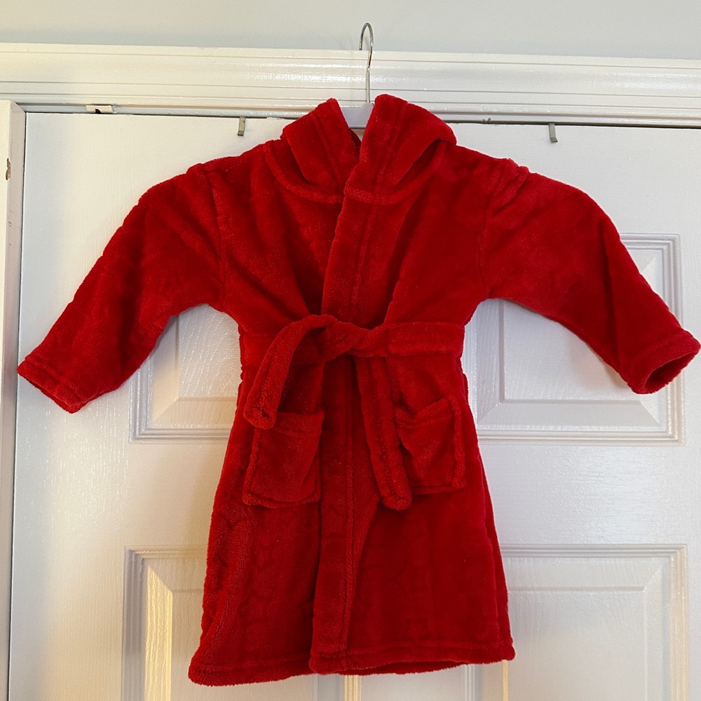 Red Baby/Toddler Robe